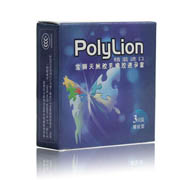 PolyLion[马来西亚宝狮]进口安全套[螺纹型]3支装