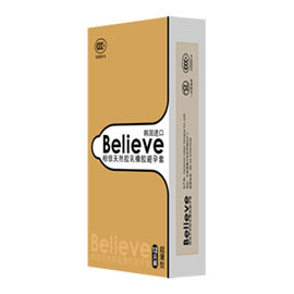Believe[韩国相信/直觉]进口安全套[超薄型]12支装