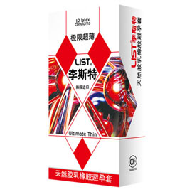 LIST[韩国李斯特]进口安全套极限超薄12支装