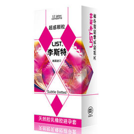 LIST[韩国李斯特]进口安全套超感颗粒12只装