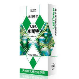 LIST[韩国李斯特]进口安全套激情螺纹12只装