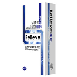 Believe[韩国相信/直觉]进口安全套浓情装12只装