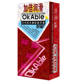 OkAble[马来西亚好能]进口安全套加倍润滑装12只装